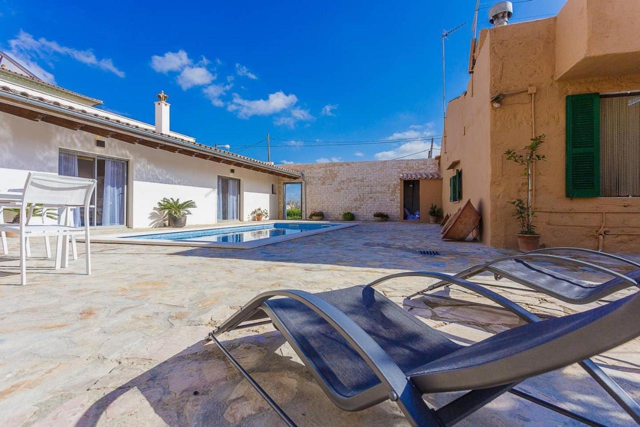 Ca Na Pessina,Con Piscina Privada Vila Sa Pobla Exterior foto
