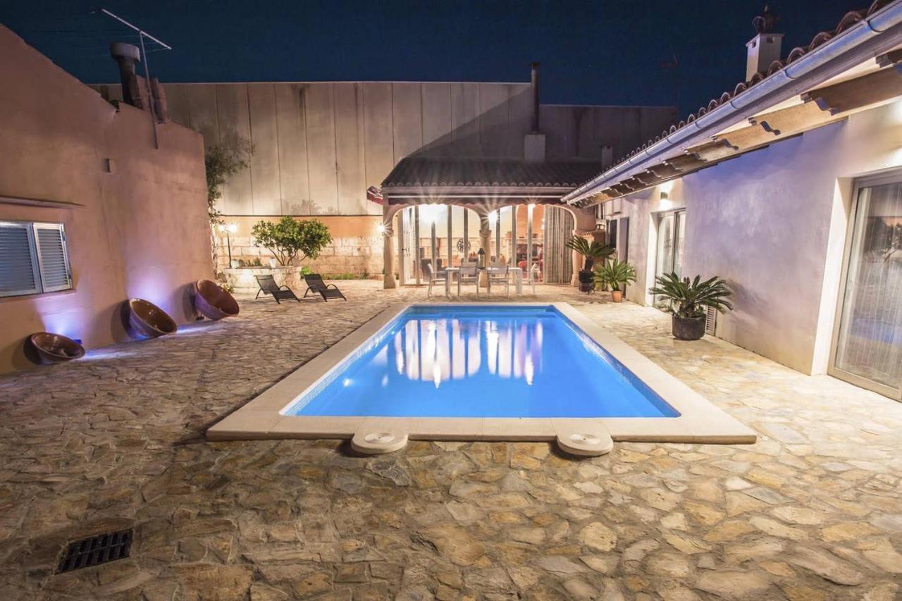 Ca Na Pessina,Con Piscina Privada Vila Sa Pobla Exterior foto