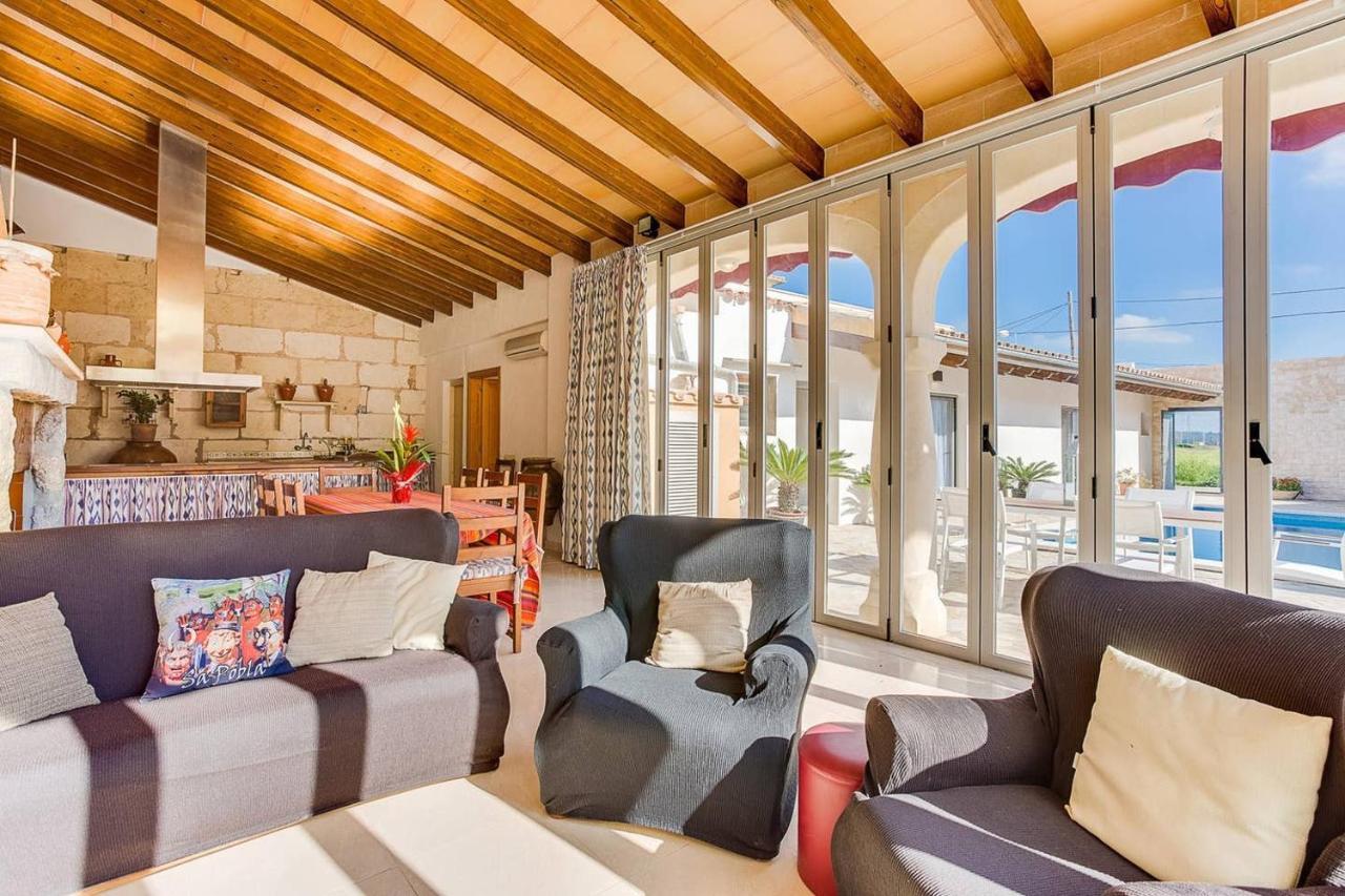 Ca Na Pessina,Con Piscina Privada Vila Sa Pobla Exterior foto