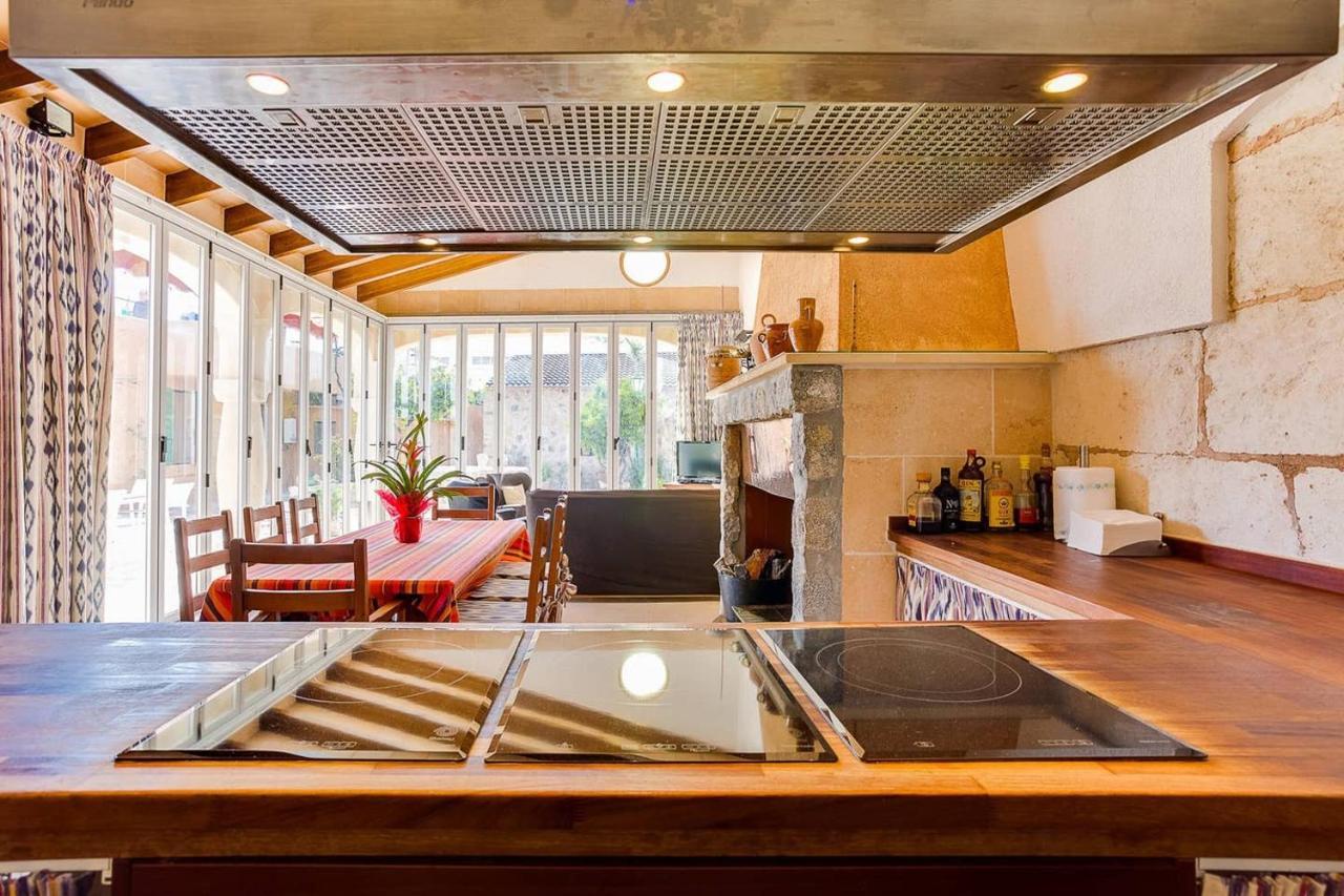Ca Na Pessina,Con Piscina Privada Vila Sa Pobla Exterior foto