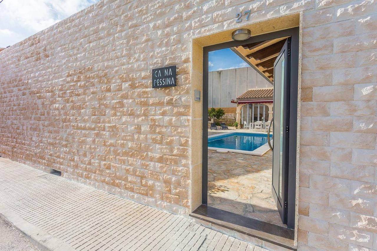 Ca Na Pessina,Con Piscina Privada Vila Sa Pobla Exterior foto