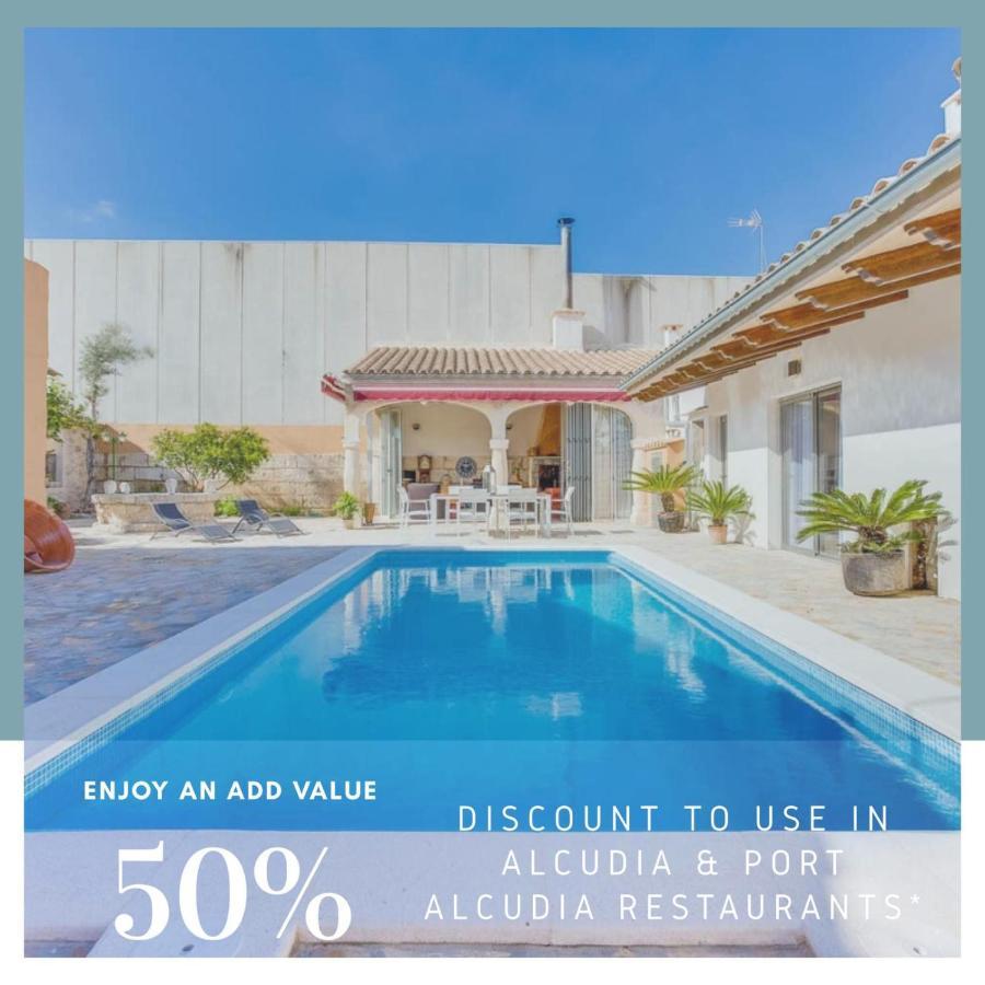 Ca Na Pessina,Con Piscina Privada Vila Sa Pobla Exterior foto